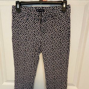 GAP Slim City Crop Floral Pants - Size 0R